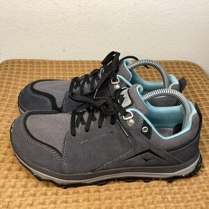 Altra LP Women's Sz 8.5 Gray Alpine Forest Night Suede Trail Hiking Shoes